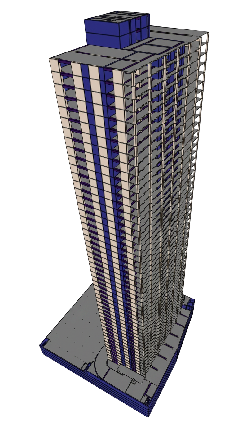 High-rise structural model